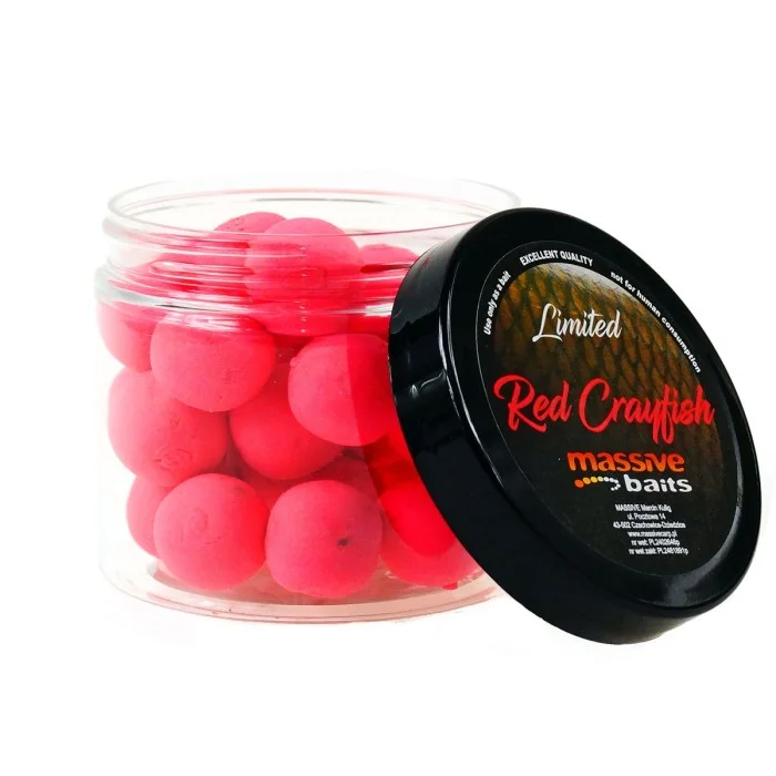 Бойлы плавающие Massive Baits Custom Pop-Ups Red Crayfish